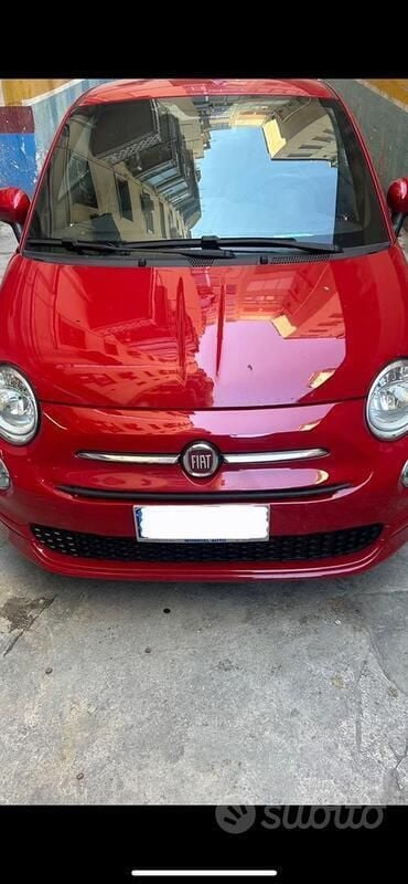 Usata Fiat 500 69 CV (50 kW) 2019 Rosso Berlina