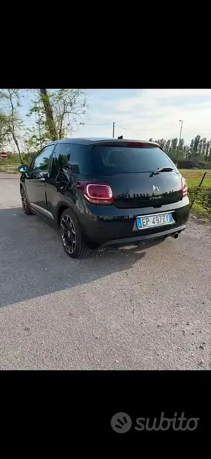 Usata Citroën DS3 82 CV (60 kW) 2013 Nero Berlina