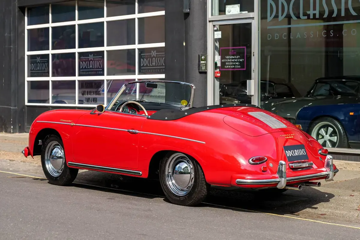 Usata Porsche 356 B 75 CV (55 kW) 1959 Rosso Cabrio