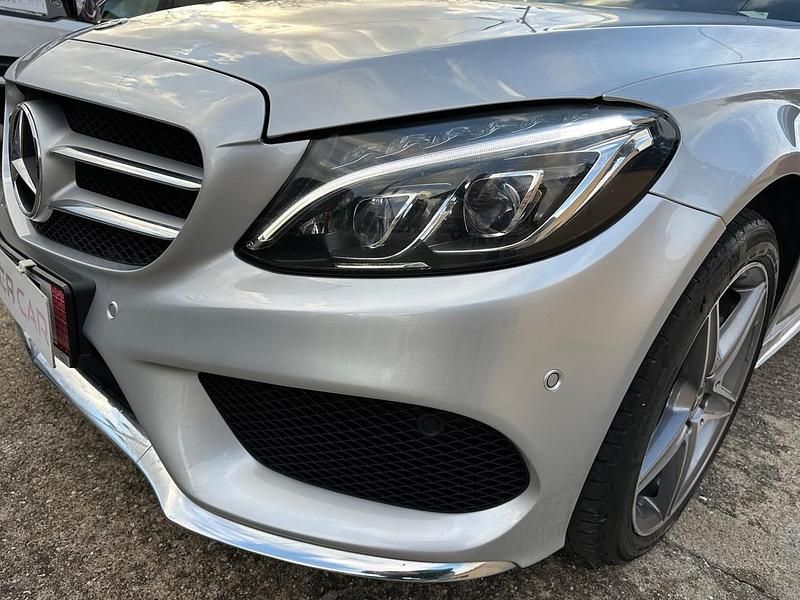 Usata Mercedes C220 Premium 204 CV (150 kW) 2018 Argento Berlina