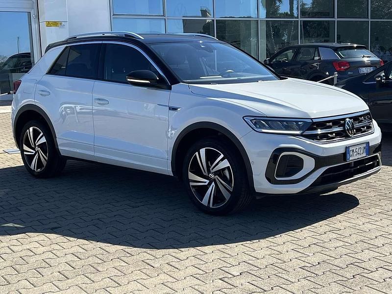 Usata VW T-Roc R-line 116 CV (85 kW) 2023 Bianco tetto nero SUV