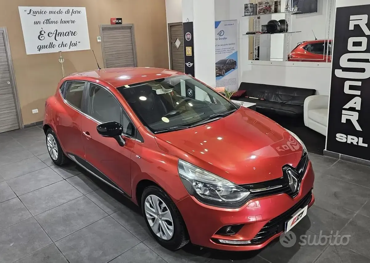 Usata Renault Clio IV 90 CV (66 kW) 2017 Rosso Berlina