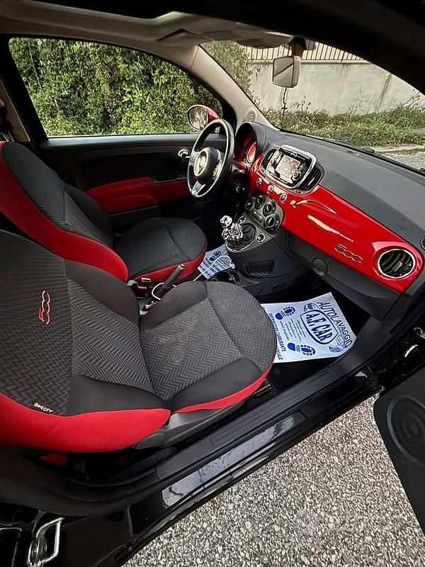 Usata Fiat 500 69 CV (50 kW) 2019 Nero Utilitaria