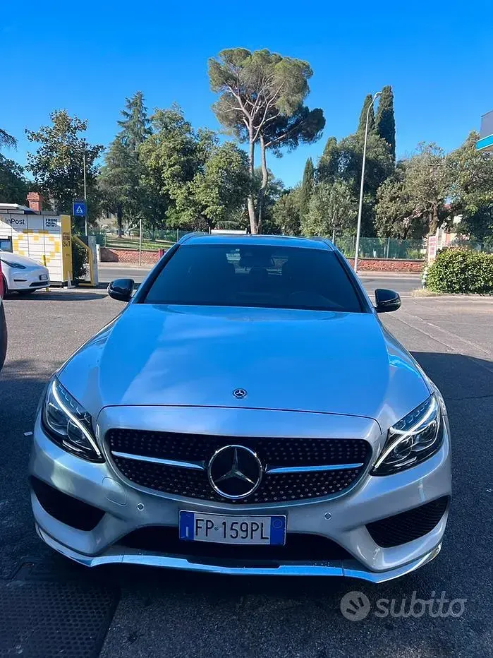 Usata Mercedes C220 194 CV (142 kW) 2018 Grigio Station wagon