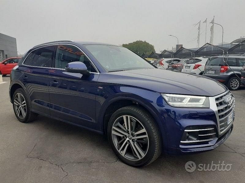 Usata Audi Q5 S-line plus 163 CV (119 kW) 2020 Blu scuro / metallizzato SUV