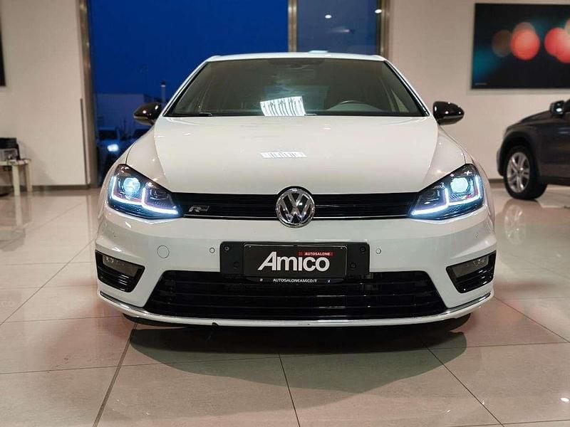 Usata VW Golf VII R-line 110 CV (80 kW) 2016 Bianco Berlina