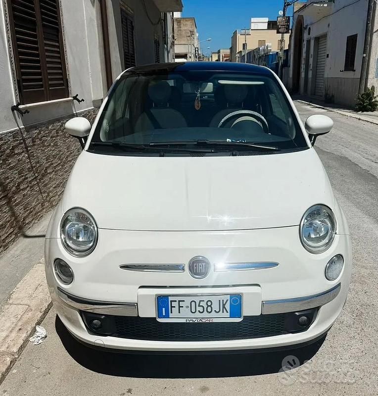Usata Fiat 500C 69 CV (50 kW) 2015 Bianco Cabrio