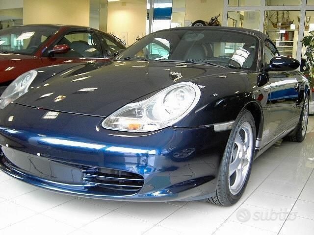 Usata Porsche Boxster 228 CV (167 kW) 2003 Blu met. Cabrio