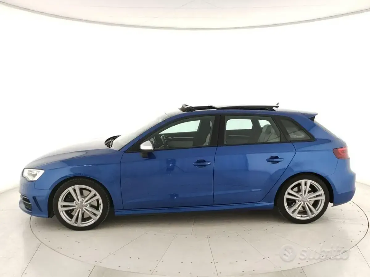 Usata Audi S3 Sportback 300 CV (220 kW) 2015 Blu Utilitaria