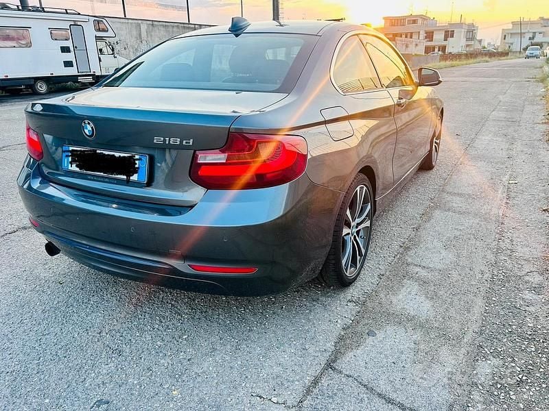 Usata BMW 218 Sport Line 150 CV (110 kW) 2015 Grigio Coupé