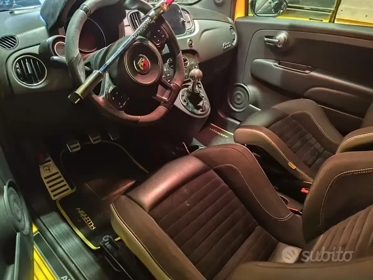 Usata Abarth 595 Competizione 180 CV (132 kW) 2018 Giallo Berlina