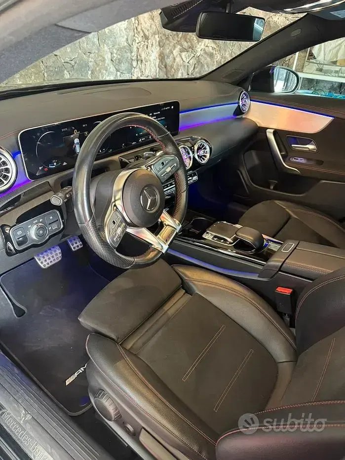 Usata Mercedes CLA200 AMG 150 CV (110 kW) 2020 Nero Station wagon