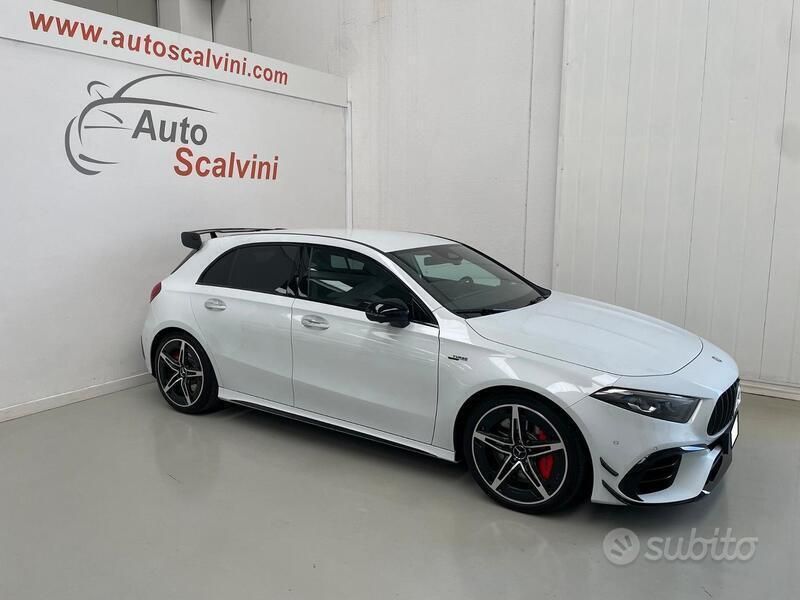 Bianco Usata 2023 Mercedes A45 AMG Premium Tre volumi | 59.900 € (Molto cara) - Immagine 1/4
