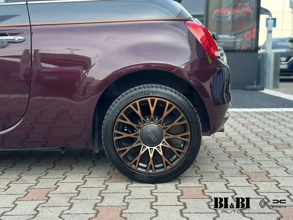 Usata Fiat 500 Collezione 69 CV (50 kW) 2019 Marrone Utilitaria