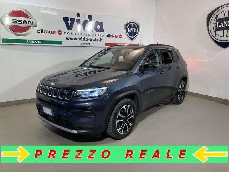 Blu / metallizzato Usata 2022 Jeep Compass Limited SUV | 24.800 € (Buon prezzo) - Immagine 1/4