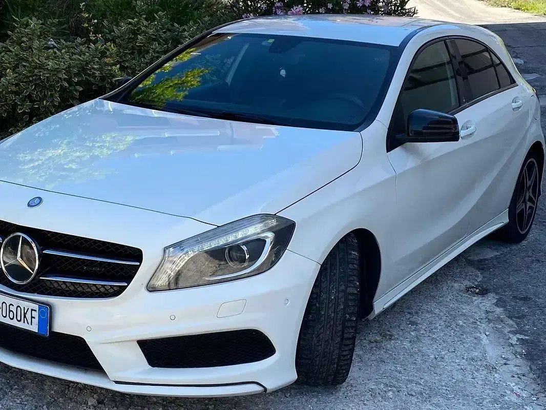 Usata Mercedes A200 Premium 136 CV (100 kW) 2013 Bianco Berlina