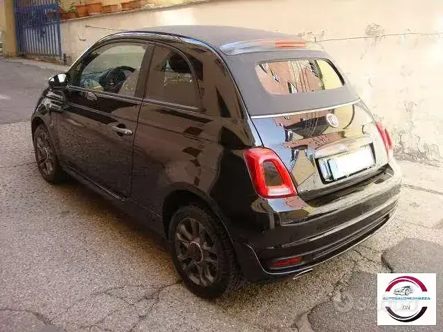 Usata Fiat 500C Sport 69 CV (50 kW) 2019 Nero Cabrio
