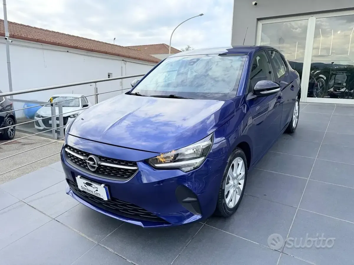 Usata Opel Corsa Edition 75 CV (55 kW) 2021 Blu Utilitaria