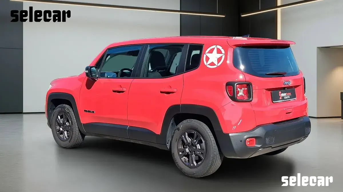 Usata Jeep Renegade Longitude 120 CV (88 kW) 2022 7h rosso rubino metallizzato SUV