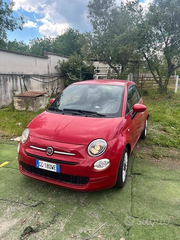 Rosso Usata 2021 Fiat 500 Due volumi | 9500 € - Immagine 1/4
