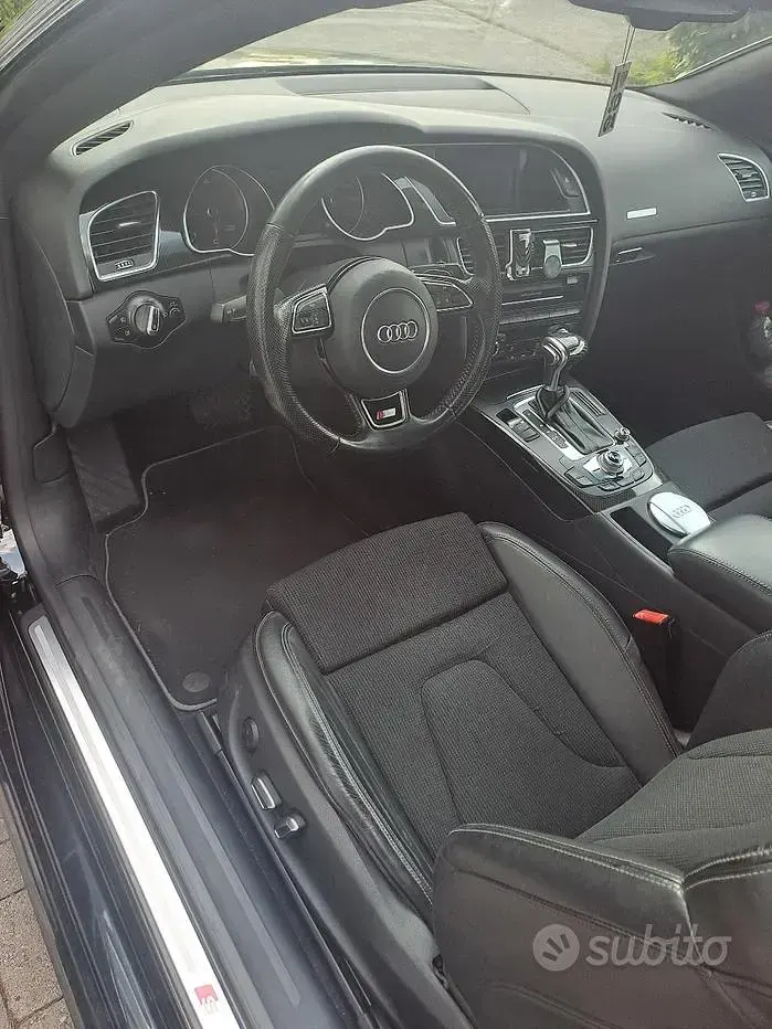 Usata Audi A5 S-Line 190 CV (139 kW) 2015 Nero Coupé