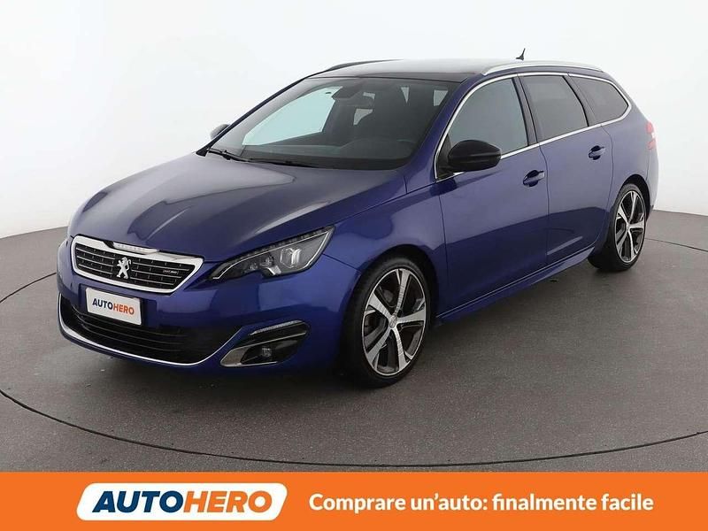Usata Peugeot 308 GT-line 120 CV (88 kW) 2017 Blu/azzurro Station wagon