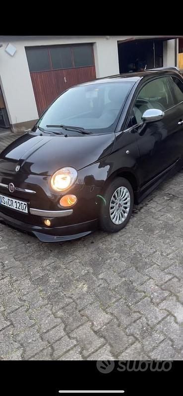 Usata Fiat 500 75 CV (55 kW) 2009 Nero Cabrio