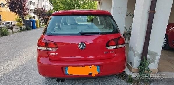 Usata VW Golf VII 140 CV (102 kW) 2012 Rosso Berlina
