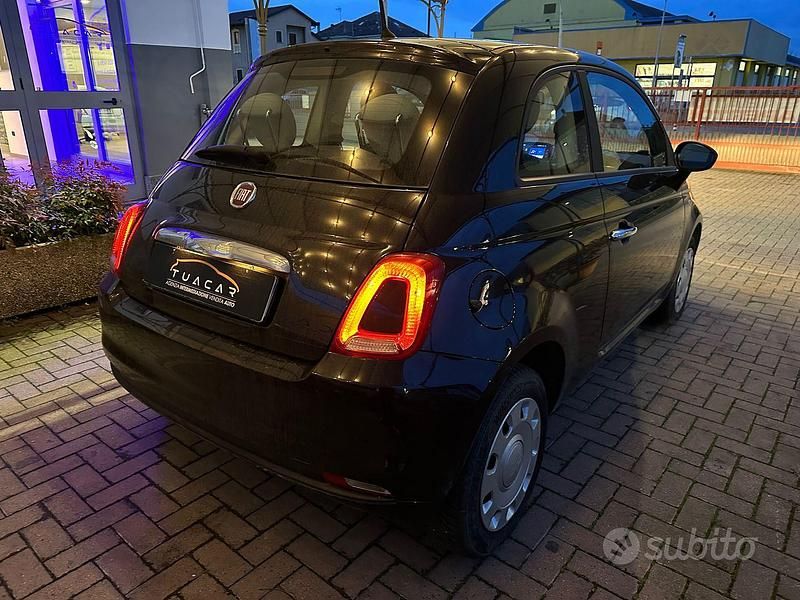 Usata Fiat 500 Lounge 69 CV (50 kW) 2019 Nero Berlina
