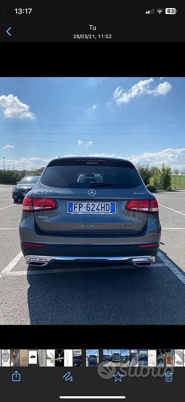 Usata Mercedes GLC220 170 CV (125 kW) 2018 Grigio SUV