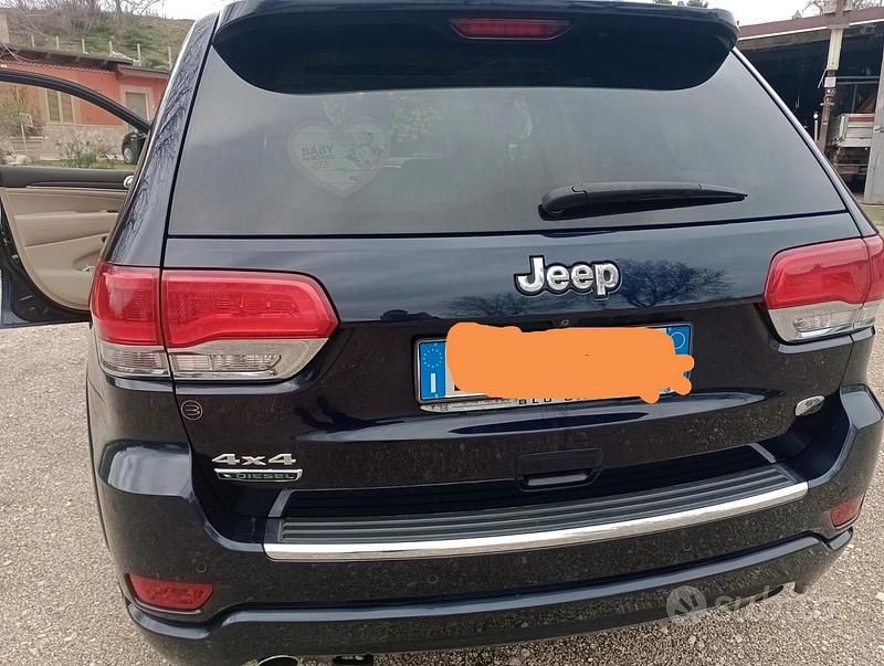 Usata Jeep Grand Cherokee Overland 2014 Blu SUV