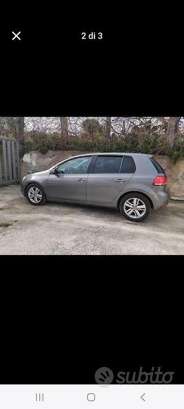 Usata VW Golf VII 102 CV (75 kW) 2012 Grigio Berlina