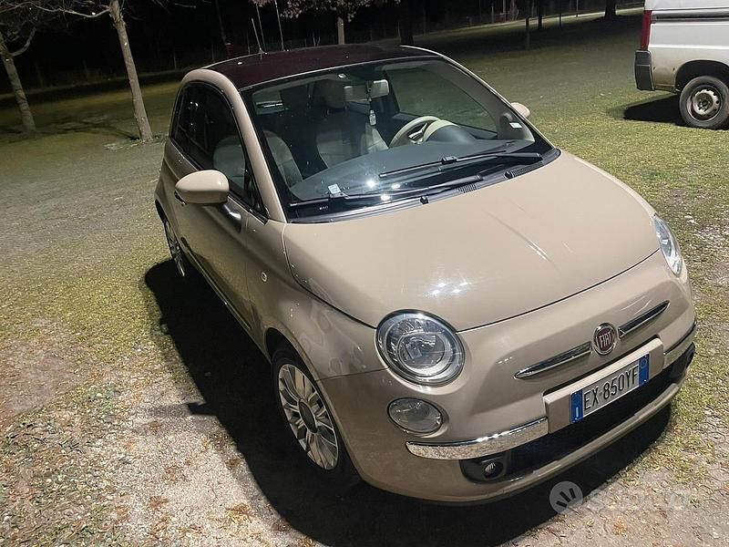 Usata Fiat 500 95 CV (69 kW) 2015 Marrone Berlina