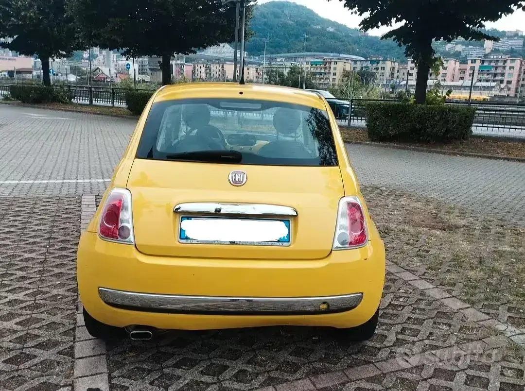 Usata Fiat 500C 69 CV (50 kW) 2009 Giallo Cabrio