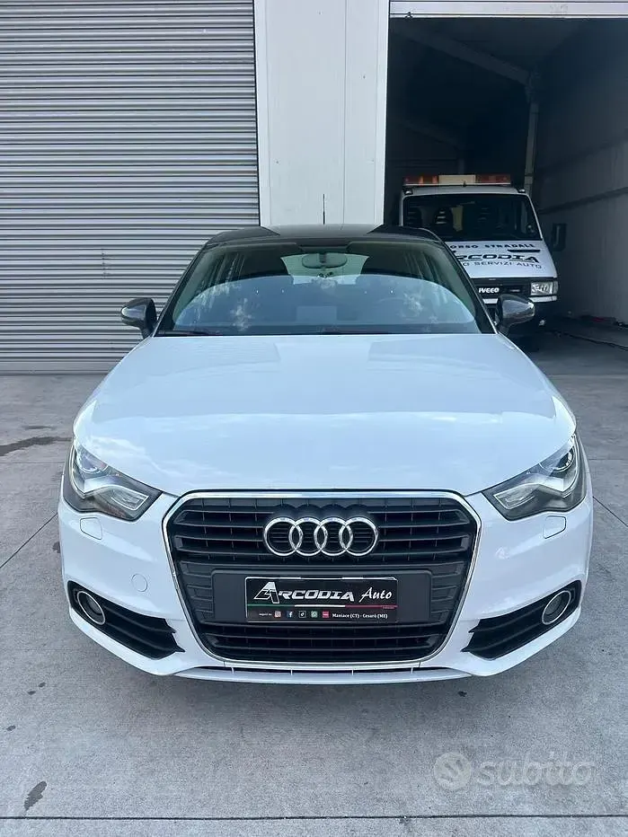 Usata Audi A1 90 CV (66 kW) 2014 Bianco Utilitaria