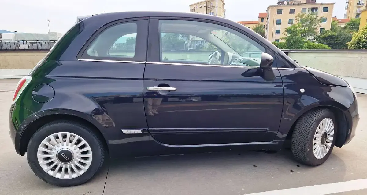 Usata Fiat 500 Lounge 86 CV (63 kW) 2012 Nero Utilitaria