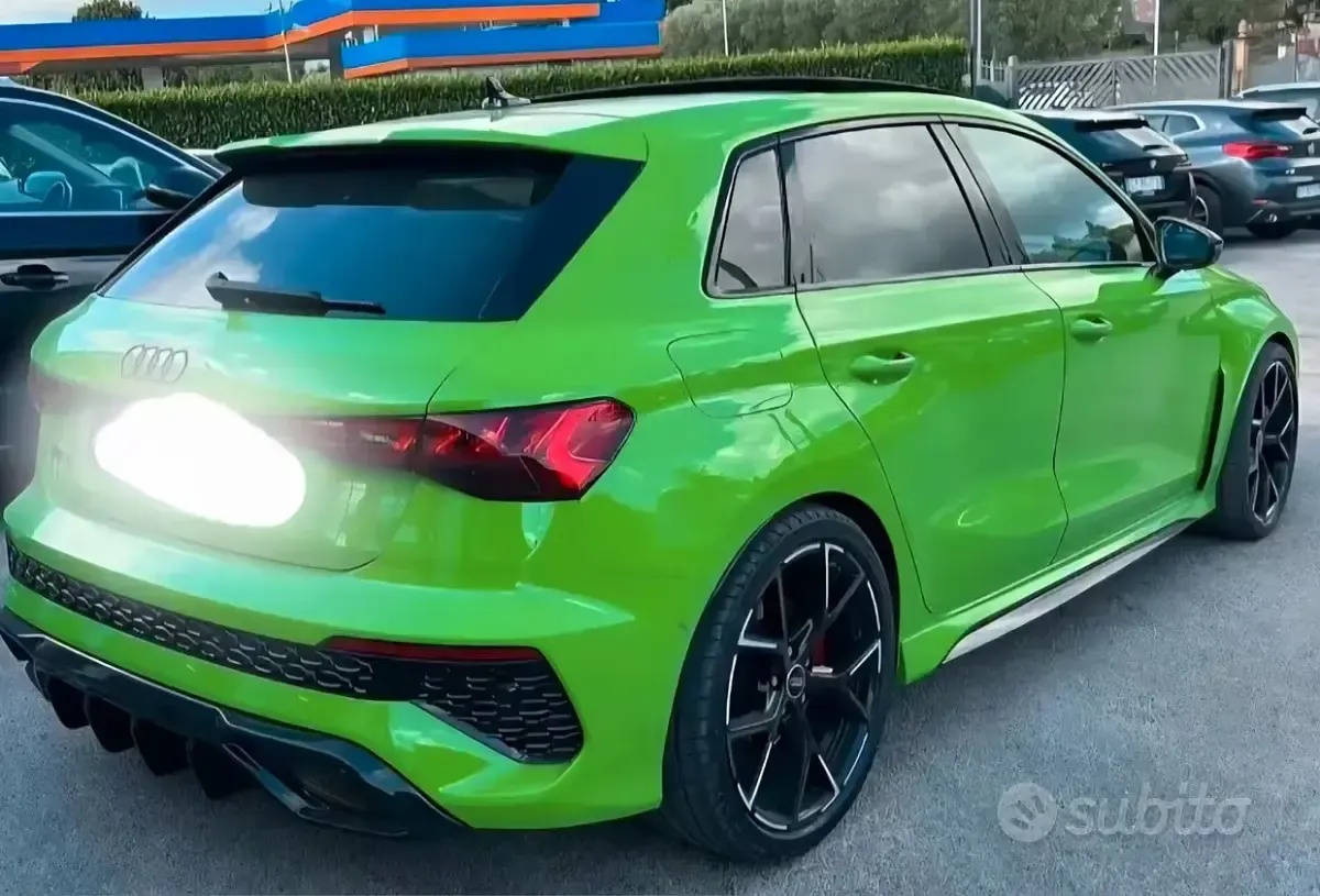 Usata Audi RS3 400 CV (294 kW) 2022 Verde Berlina