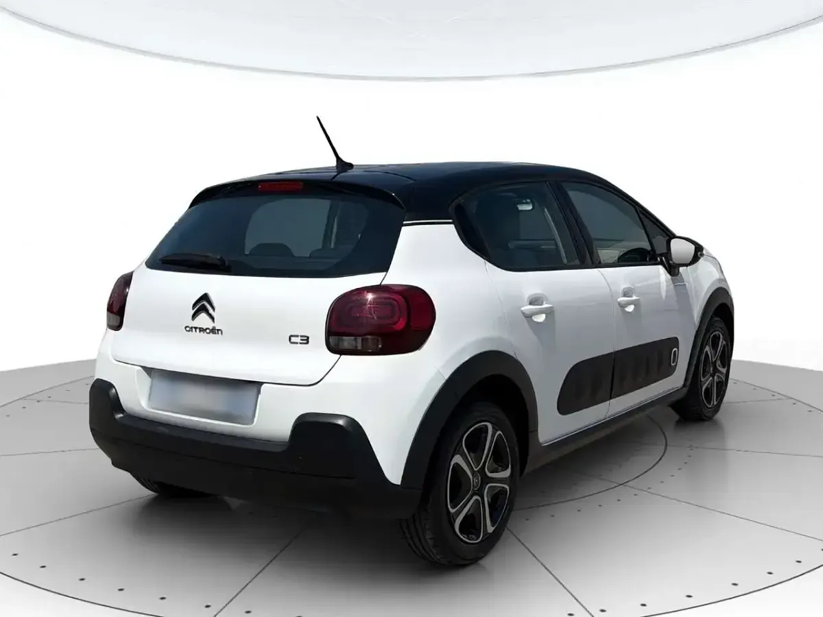 Usata Citroën C3 Feel 82 CV (60 kW) 2017 Bianco tetto nero Berlina