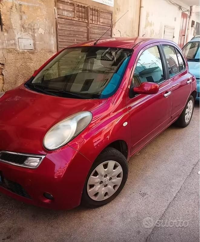 Usata Nissan Micra 80 CV (58 kW) 2009 Rosso Berlina