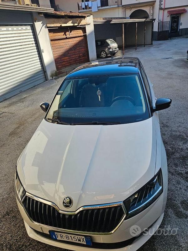 Usata Skoda Fabia 95 CV (69 kW) 2018 Bianco Berlina
