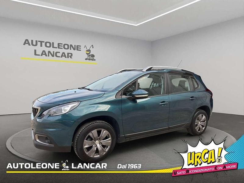 Usata Peugeot 2008 Active 82 CV (60 kW) 2017 Verde SUV