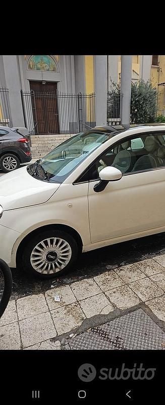 Usata Fiat 500 Lounge 69 CV (50 kW) 2009 Bianco Berlina