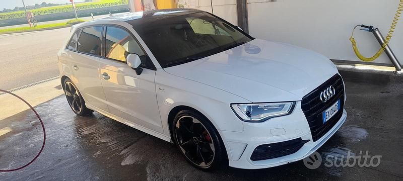 Usata Audi A3 S-Line 2015 Bianco Berlina