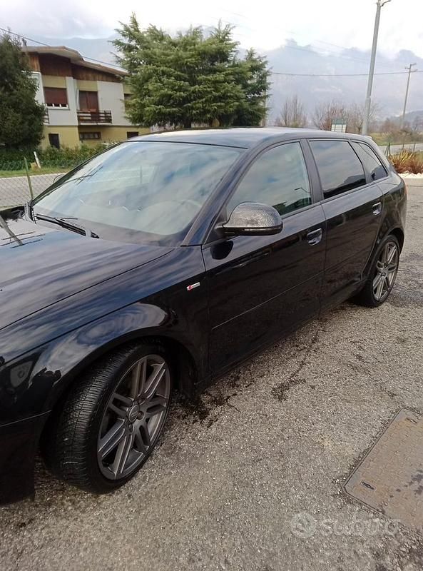 Usata Audi A3 S-Line 105 CV (77 kW) 2010 Nero Utilitaria