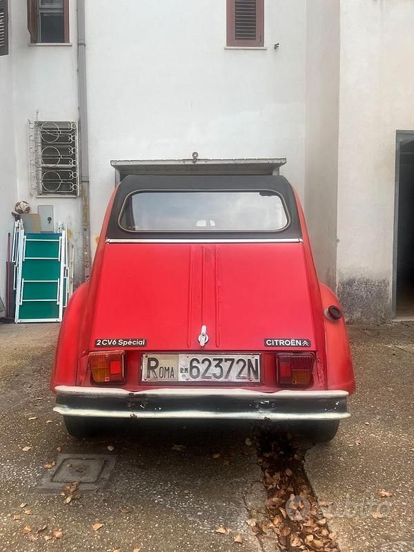 Usata Citroën 2CV 29 CV (21 kW) 1987 Rosso Berlina