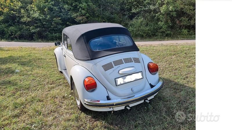 Usata VW Beetle Cabriolet Karmann 1970 Bianco Cabrio