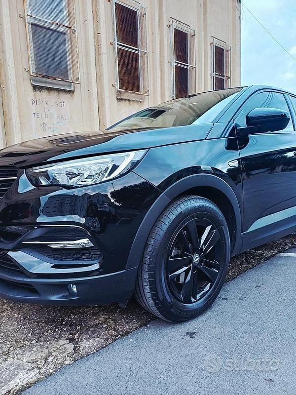 Usata Opel Grandland X 130 CV (95 kW) 2020 Nero SUV