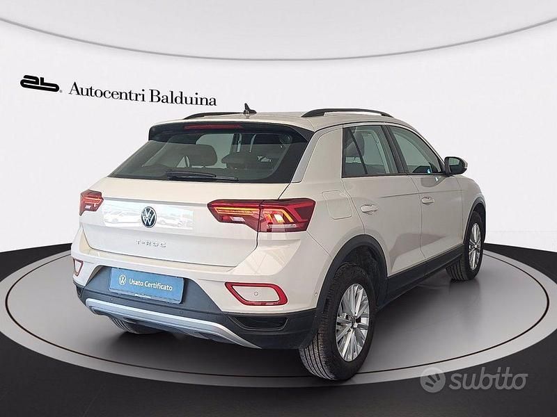 Usata VW T-Roc Life 150 CV (110 kW) 2022 Ascot grey SUV