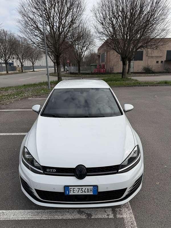 Usata VW Golf VII GTD 184 CV (135 kW) 2016 Bianco