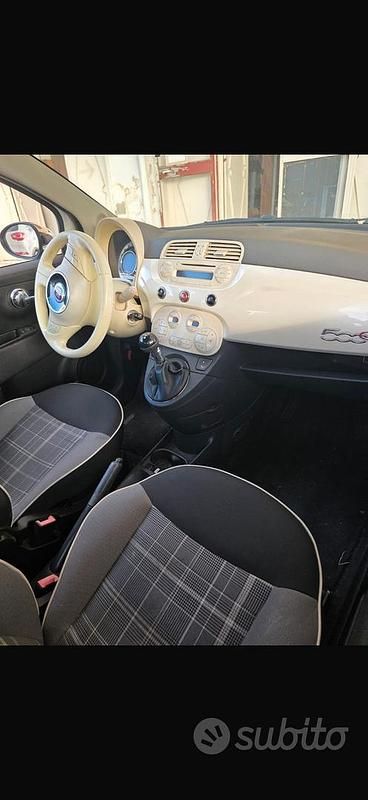 Usata Fiat 500 Lounge 95 CV (69 kW) 2014 Bianco Cabrio